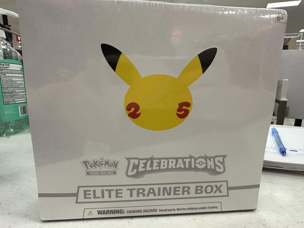 UPDATE: A guy I know through work found out l've recently gotten into Pokemon cards and gifted me Pokemon Celebrations ETB