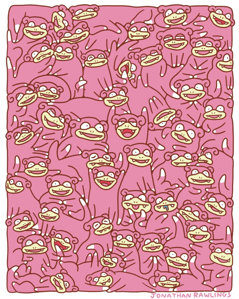 [OC]Slowpoke gathering