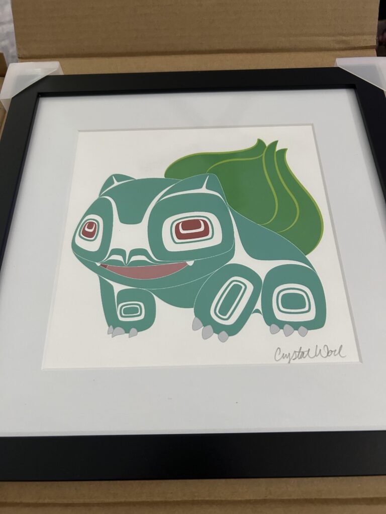 I got this awesome bulbasaur print