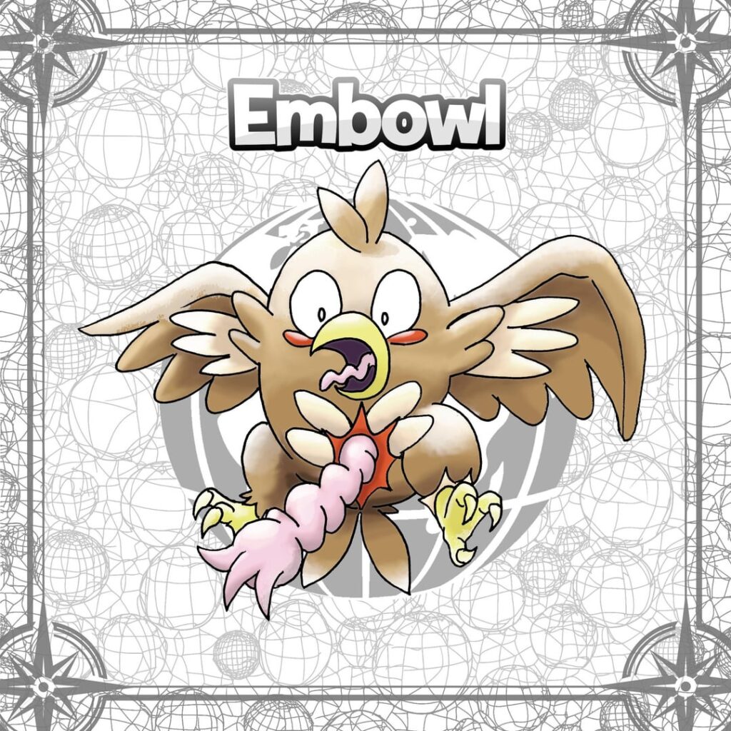 My friend and I have had a list of terrible fake Pokémon ideas that I’ve finally decided to start drawing