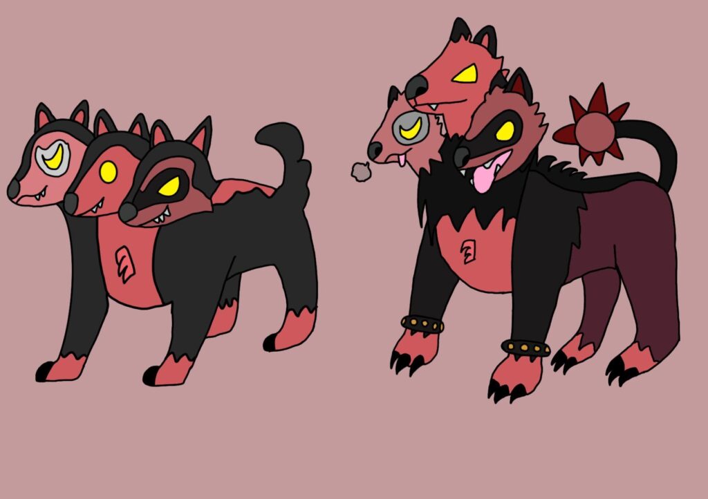 Making a fire/dark starter Pokémon Give me your Feedback and tips!