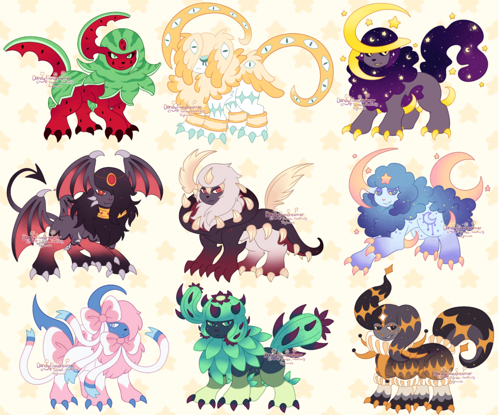 Bunch of Absol Designs