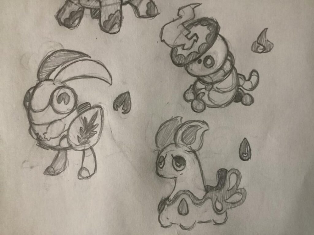 Fakemon Rushing Away
