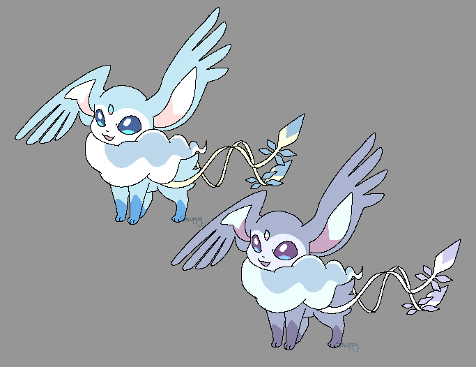 Soareon normal/shiny variant!