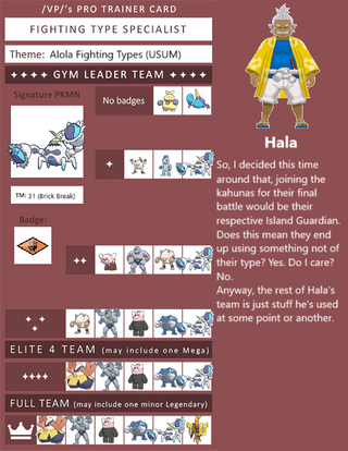 If you could fight the Alola Kahunas in any order (Ultra Sun/Ultra Moon edition)