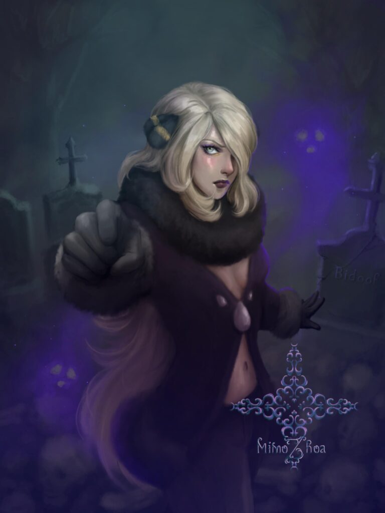 [OC] Sinnoh’s Champion Cynthia🖤