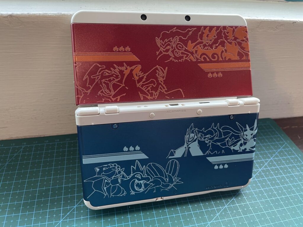 [OC] Made some starter themed faceplates for the 3DS