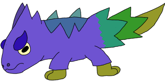 Made armadillo lizard pokemon but the evolution is also based off the salamander from that one dragon chart and their shinies