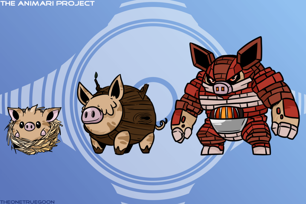 So one catagory of creatures in my Animari project is fable. so these little piggies are based on the old fairytale of the 3 lil pigs. they still need some names tho. whatcha think?