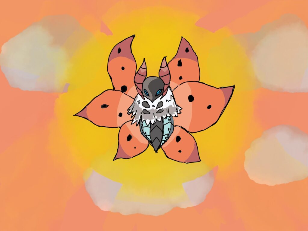 Volcarona (art by me)