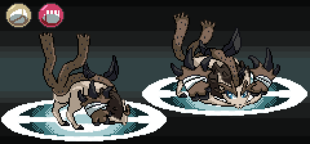 Obstagoon but from Hoenn (Sprites and concept by me!)