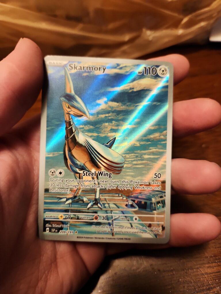 I think this is one of the absolute best looking cards out right now, and I just pulled it