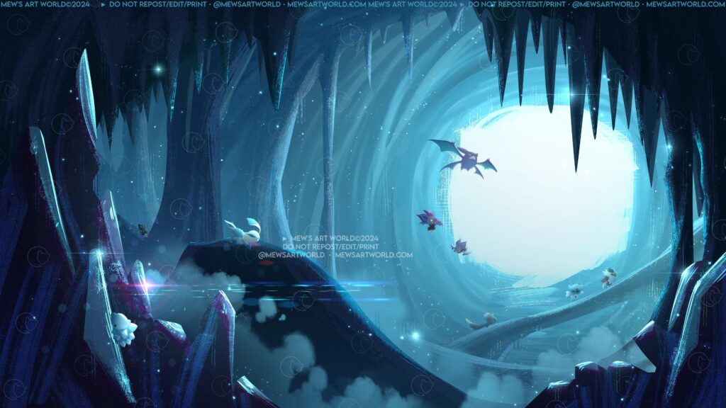 [OC] Frosty Cavern