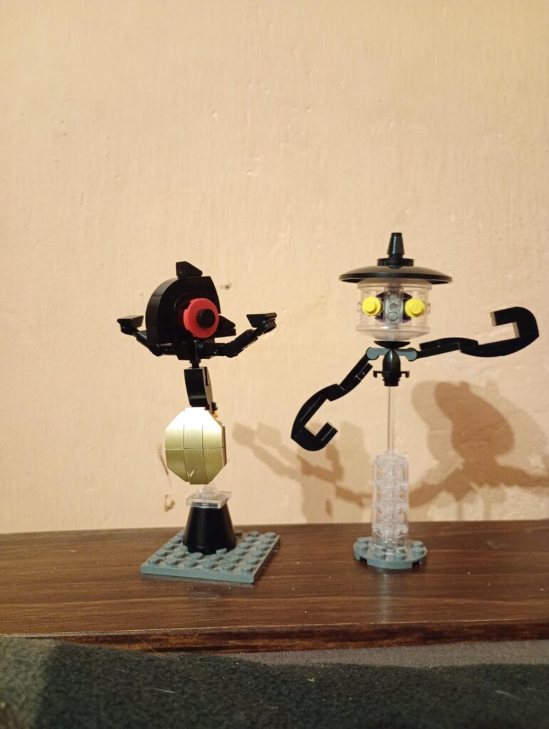 Lego Yamask and Lampent