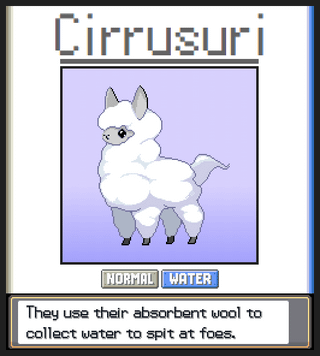 Cirrusuri, the Cloud Alpaca (and its evolution... sort of)