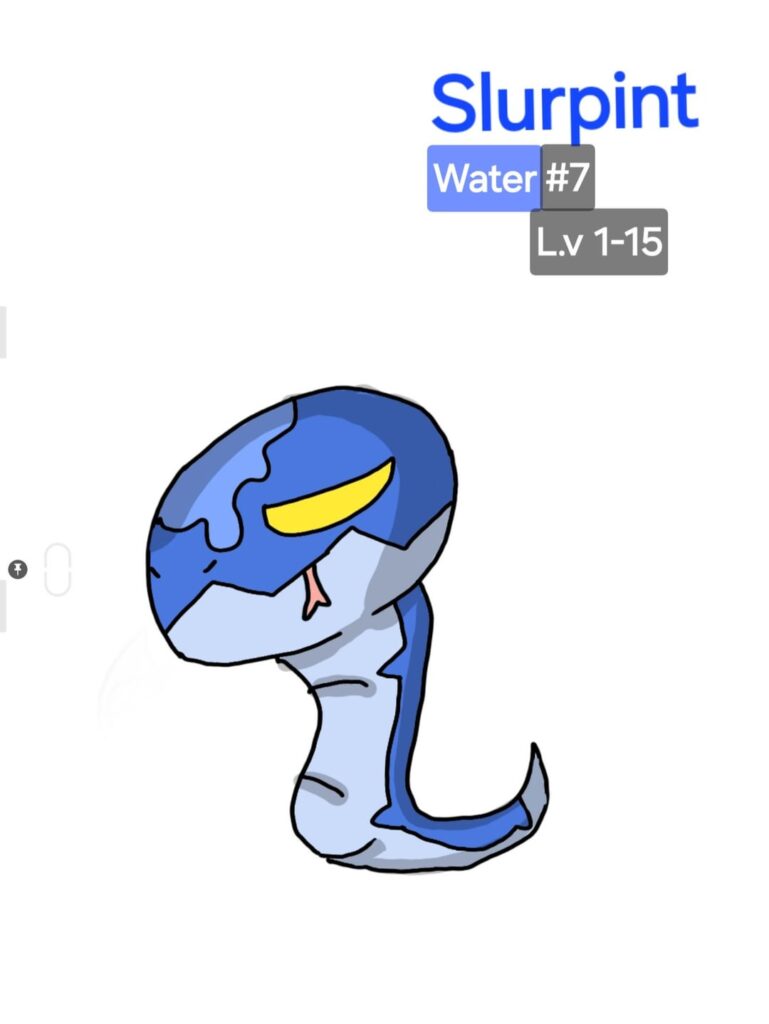Meet the water type starter of my pokemon region