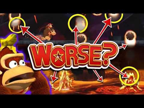 More analysis of the upgrades and downgrades in Donkey Kong Country Returns HD (vs. the Wii original)