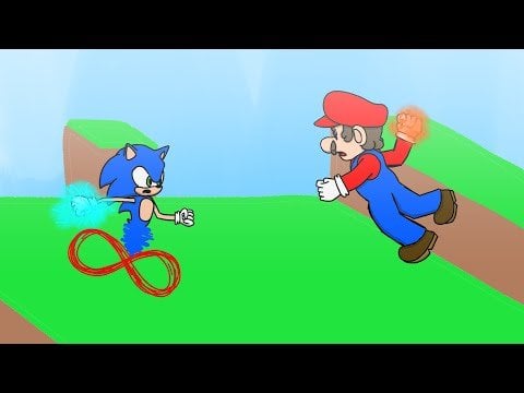 Mario Vs Sonic Animation