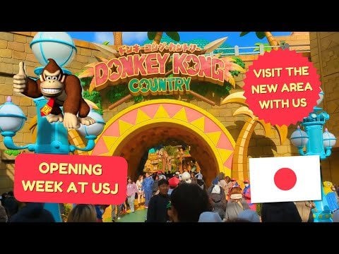 I visited Donkey Kong Country today in Japan and it was so good