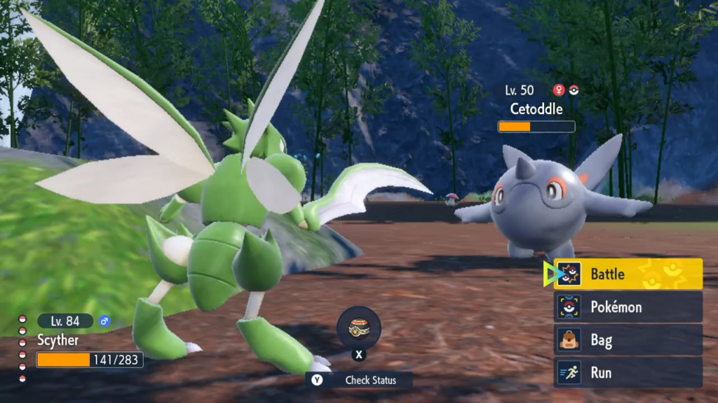 Scyther! Finish it off with False Swipe! 🫥