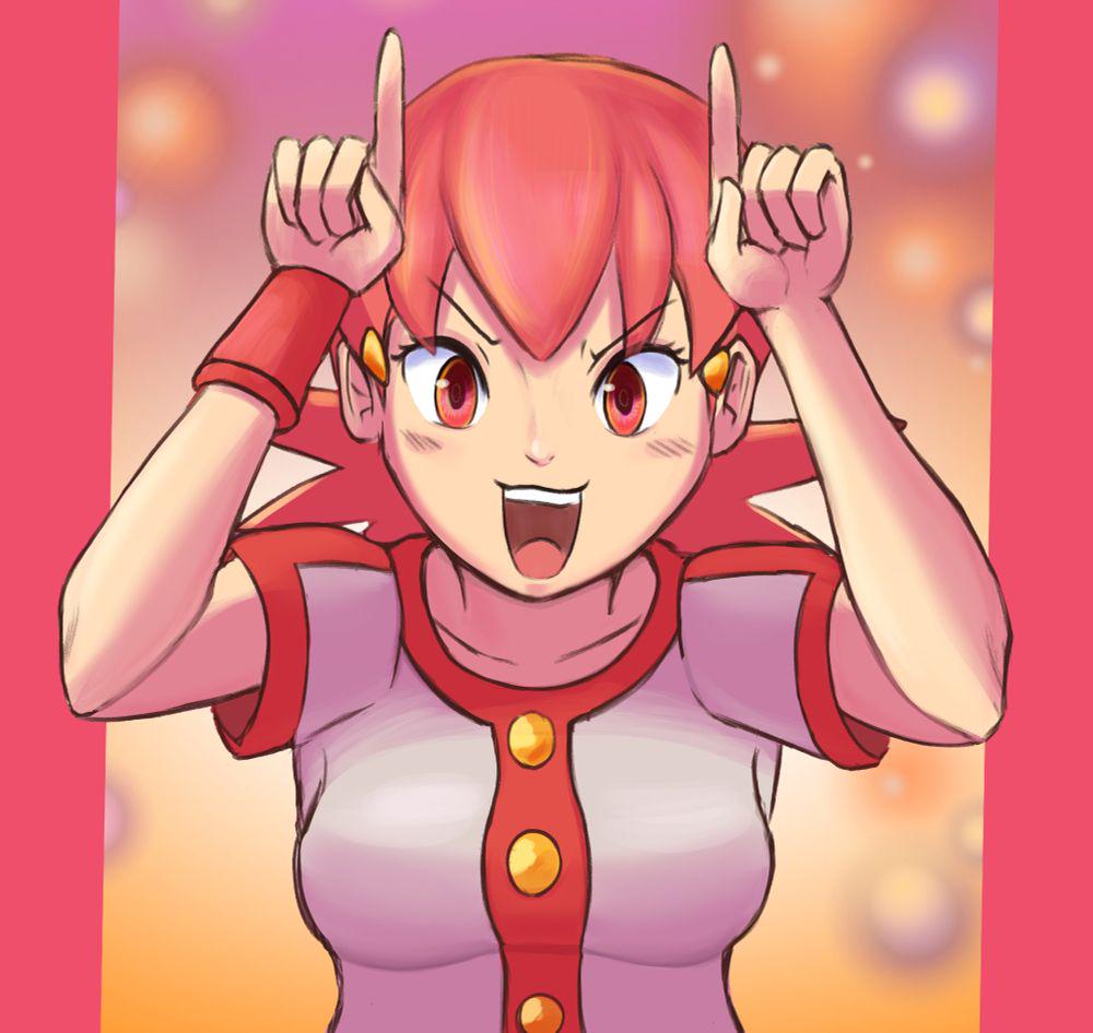 Drawing my favorite gym leader from each gen. Whitney from Johto!