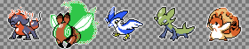 After playing Emerald Seaglass I've been really into the GSC style! How did I do for my first tries?