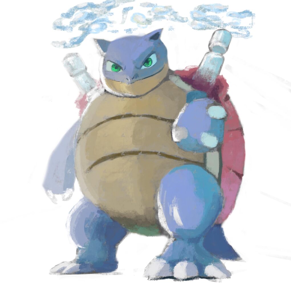 blastoise fanart
