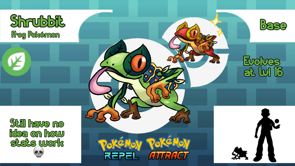 The Grass Starter of the Solen Region, the setting of Pokémon Repel and Attract!