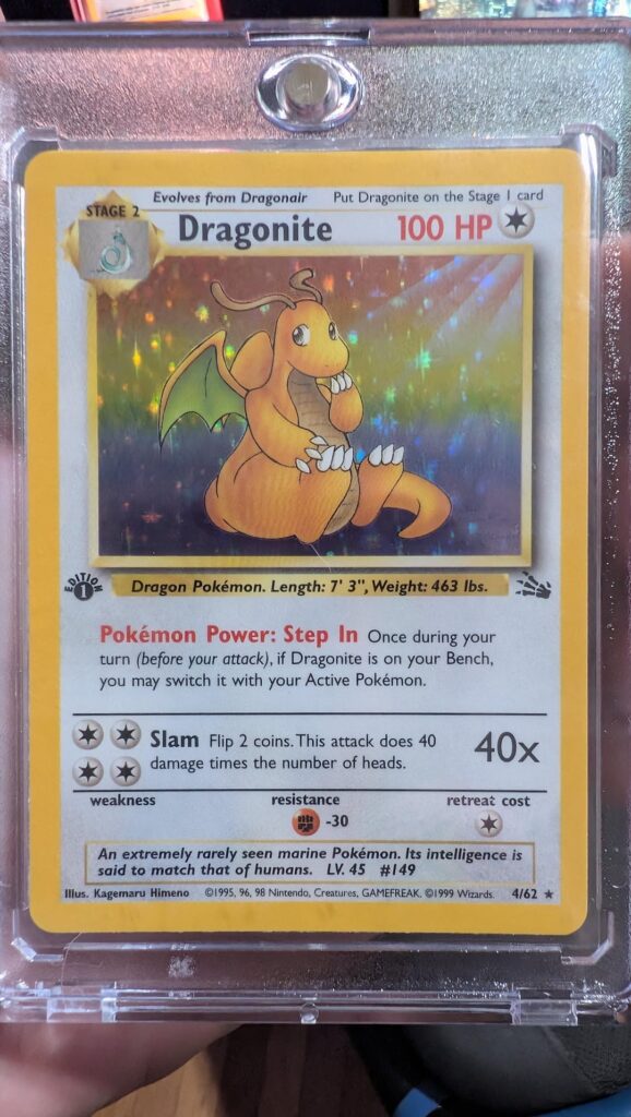 Just opened the first edition fossil booster holy Grail, I'm freaking out