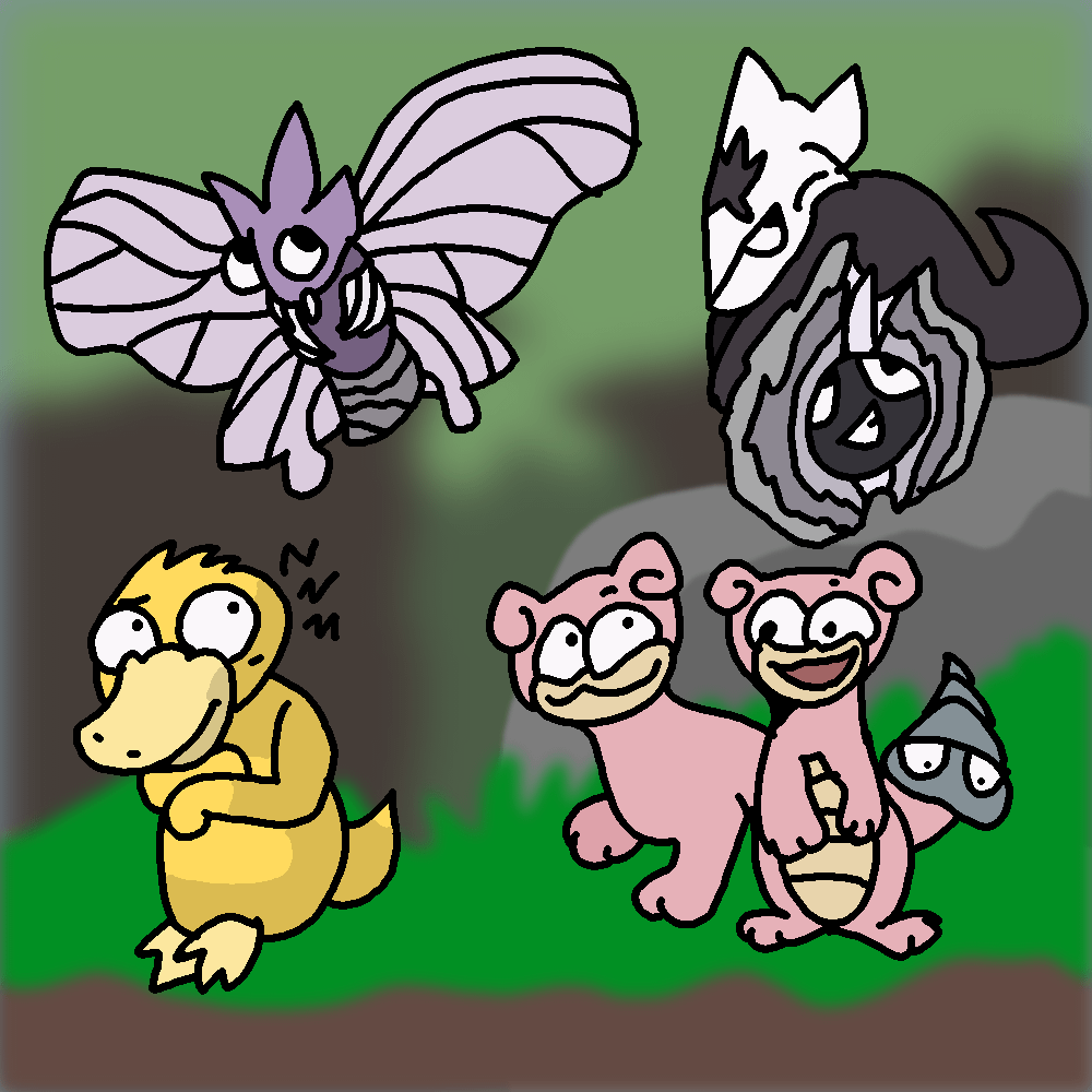 The horrible art I made of my team