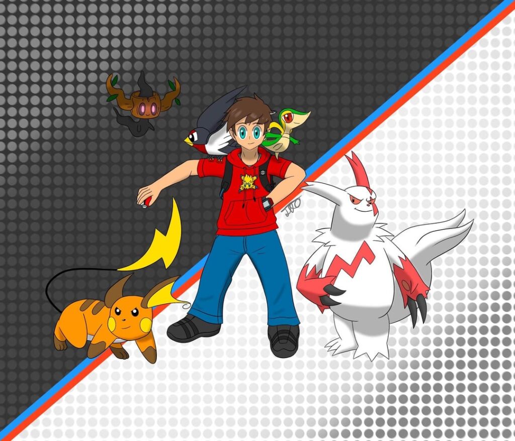 [OC] MY Trainer Character And Team