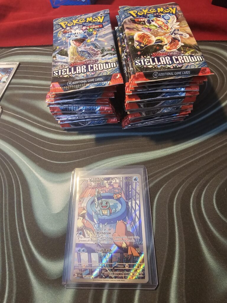 When you buy a booster box and pull the card you want on the first pack.