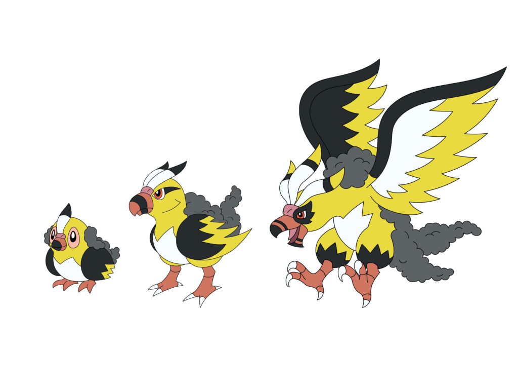Electric/Flying regional bird line based on larks and thunderbirds