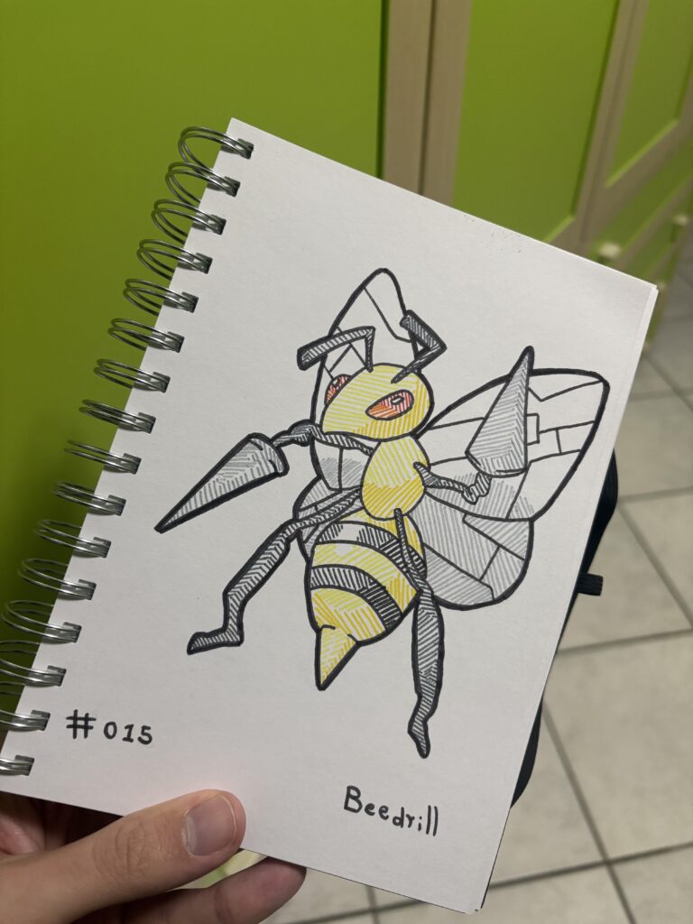 #015 Beedrill - Kanto Pokédex (OC)