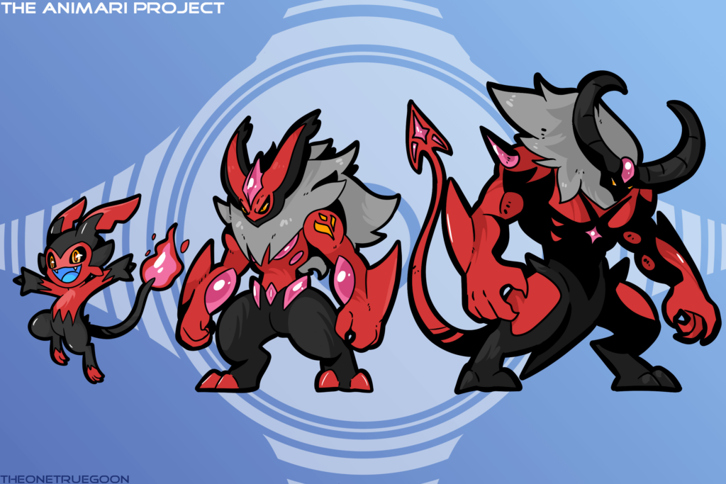 Halloween Trio based on imps. obviously they would be Fire/Dark i feel. let me here your thoughts both design wise and on some names.