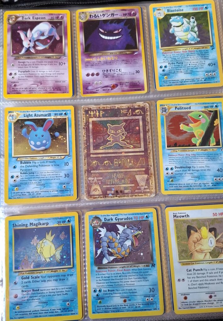 Found my old cards.
