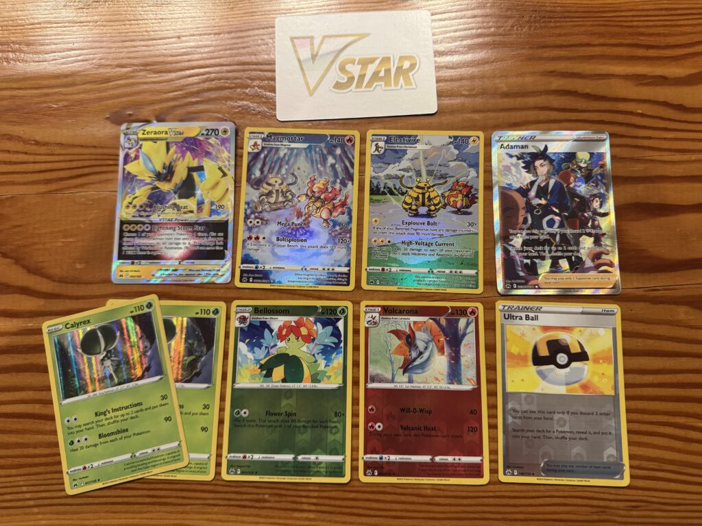 Card shop had crown zenith booster.  How'd I do?
