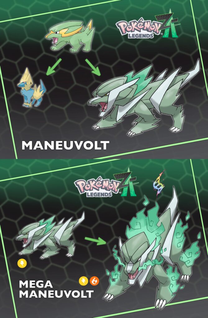 I designed an alternate evolution and mega for Electrike