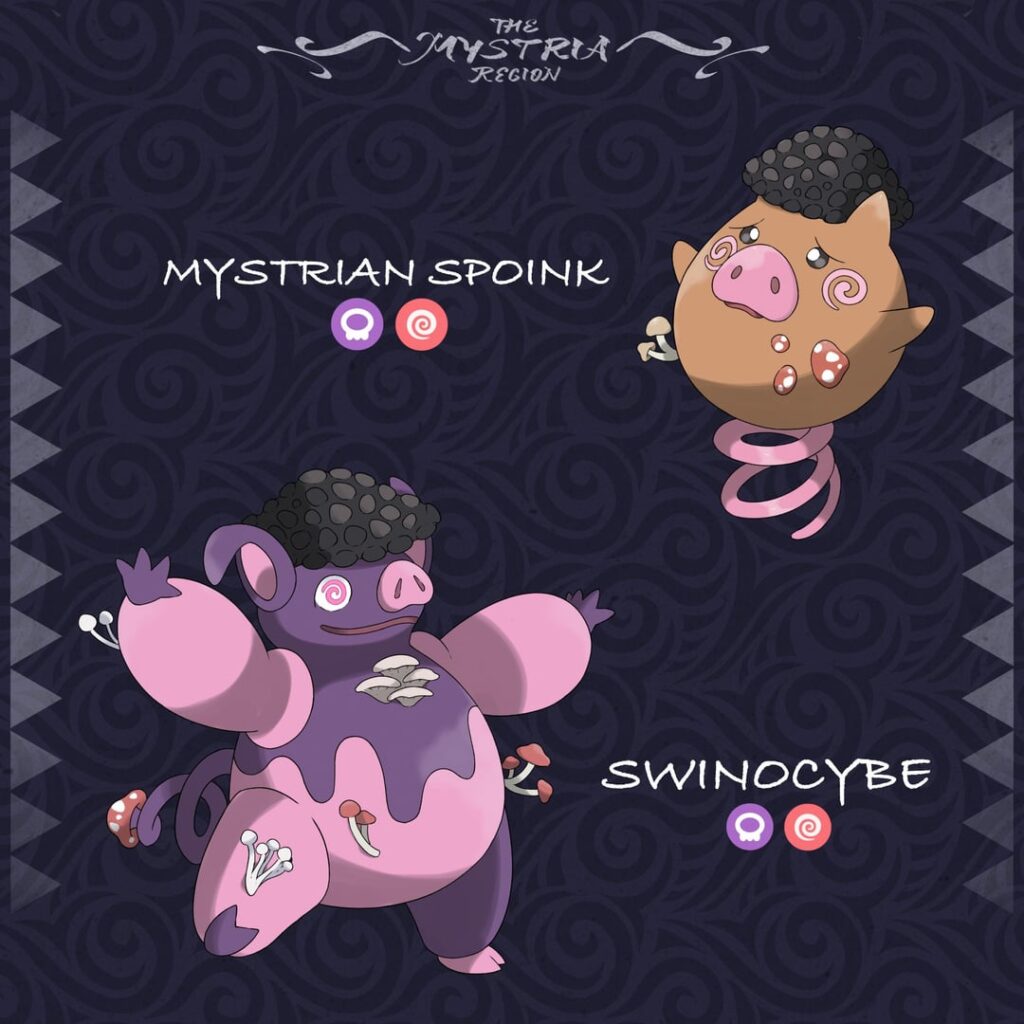 A regional Spoink with a new evolution for the region