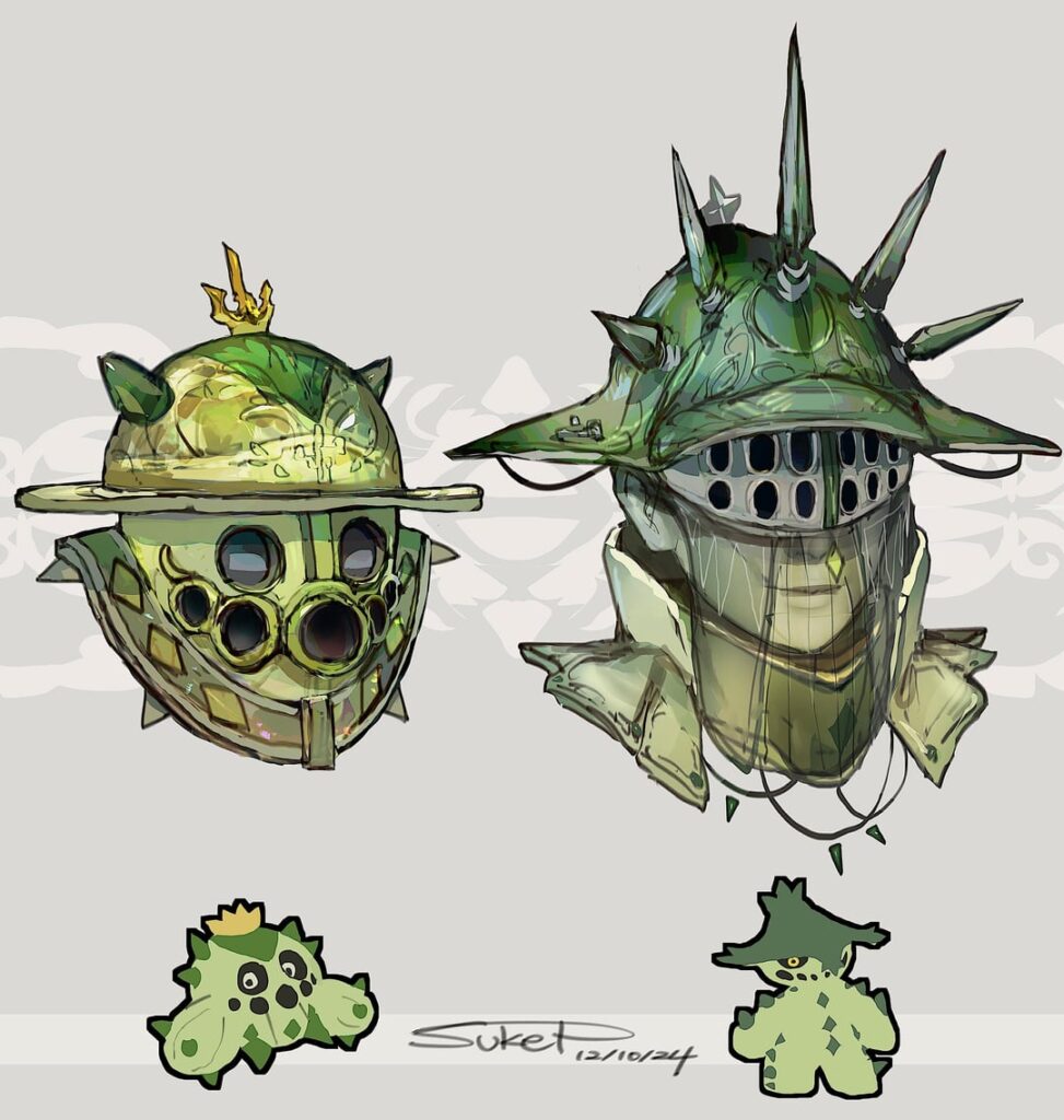 I made some Pokémon inspired headgears! Part 2 [OC]
