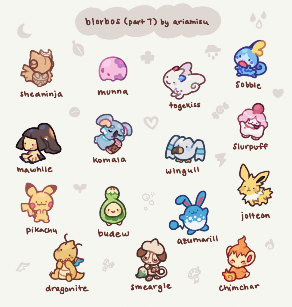 blorbofied pokemon requests part 7 ⭐️ drop your underrated favs below for the next batch :D