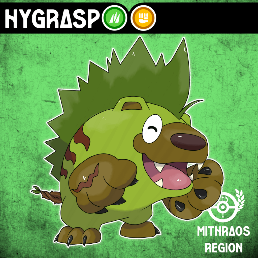 Hygrasp - The Wrestling Hyena Pokémon - The darling of the community has just evolved!
