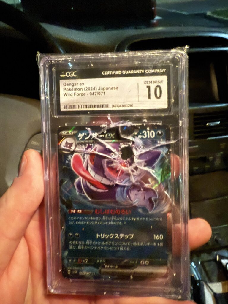 Population 1 Gengar in CGC 20 shot with a 9mm ‼️🔥🔥🔥🔥