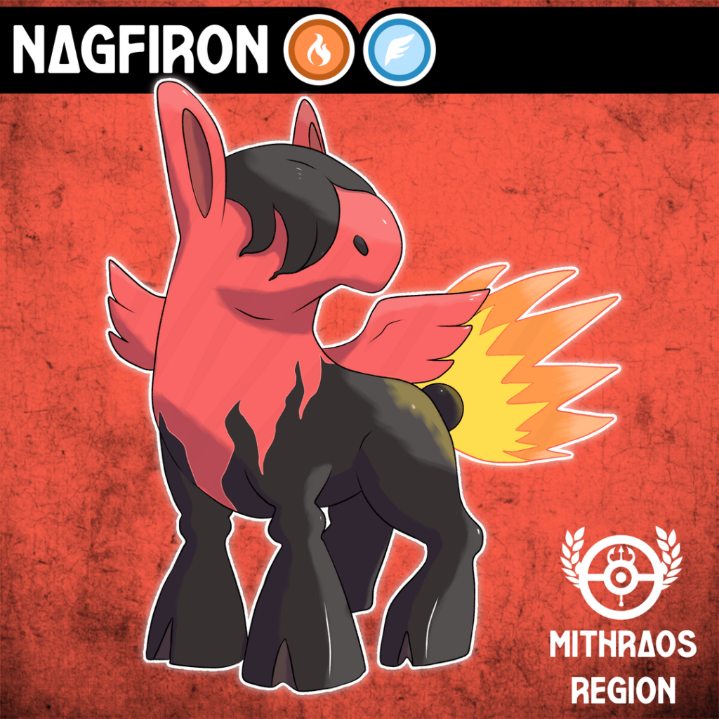 Foalber It just evolved to... Nagfiron - The Winged Horse Pokémon. More information in the description!