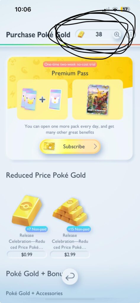 Help with pokemonTCGP