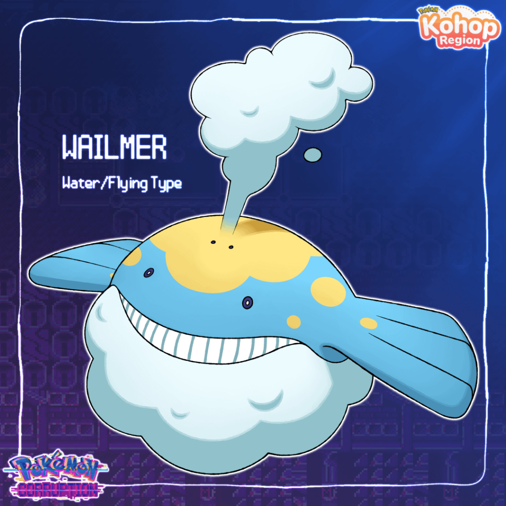 Pokecember Day 3 - Water Type! A regional variant of Wailmer