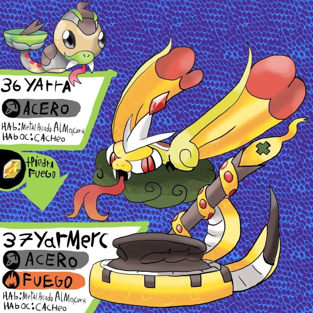 Nuevo Pokémon descubierto Inspirado en la vara de esculapio, el caduceo, y la copa de higia