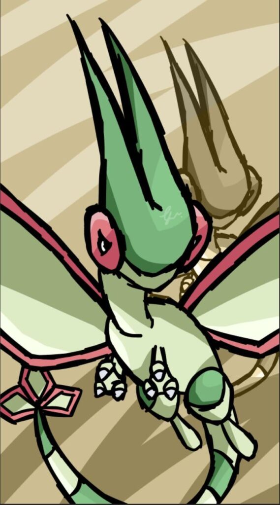 Flygon phone wallpaper