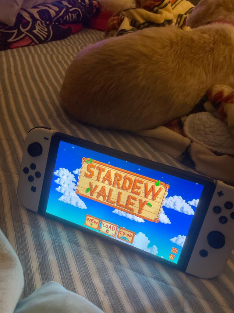 My parents bought me a switch OLED for Christmas and I’m loving it so far!!