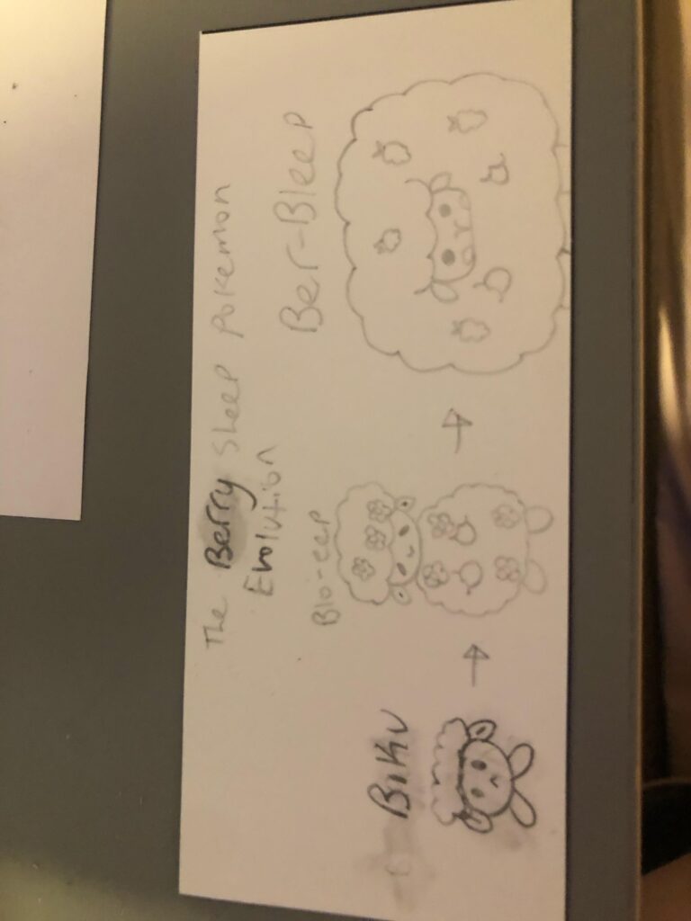 The berry sheep Pokémon